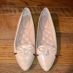 Pink Michael Kors Flats